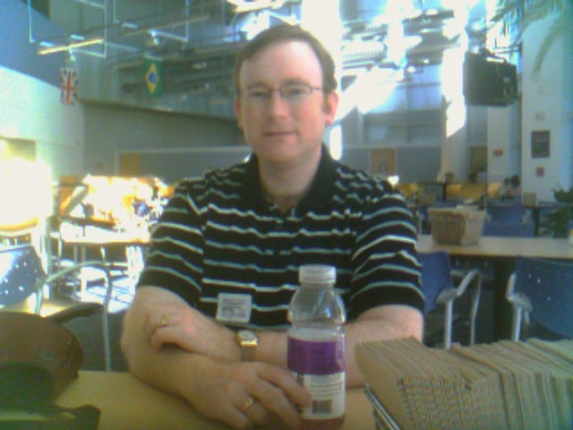 Me at the Yahoo! campus, 10 October 2005