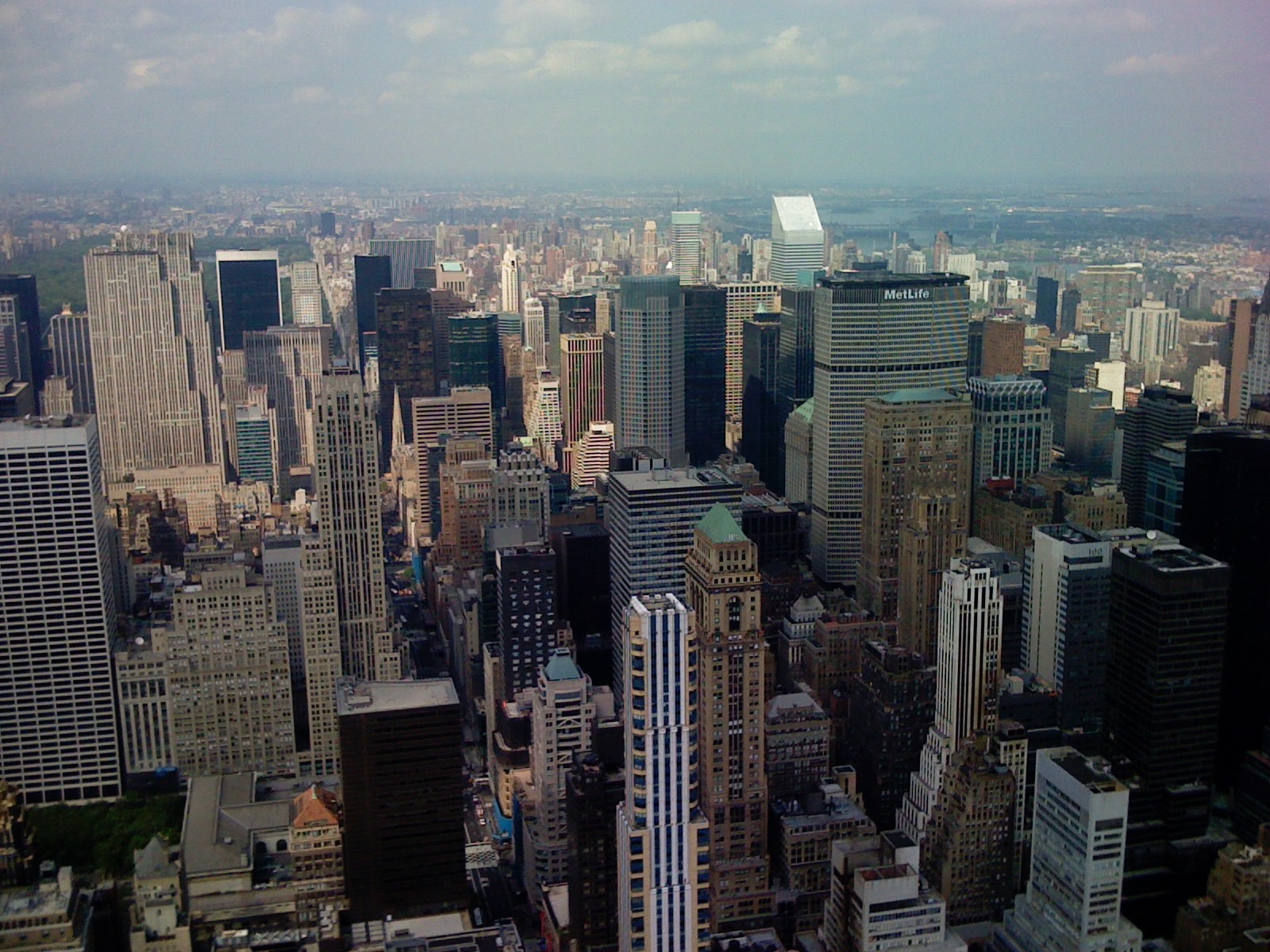 NYC from above, May 2008