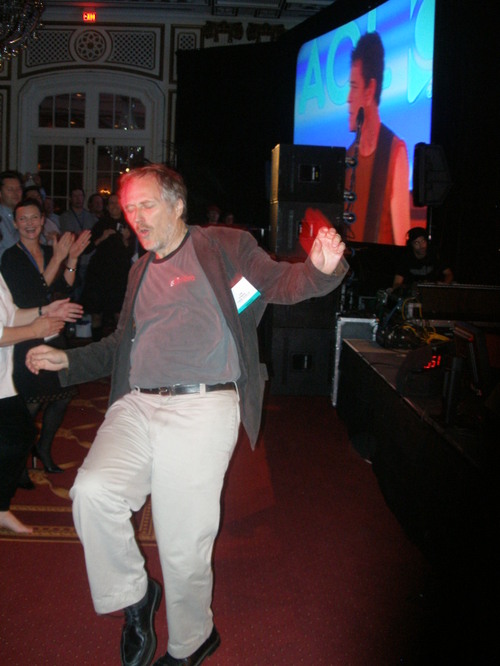 Tim O’Reilly gets the dance floor going