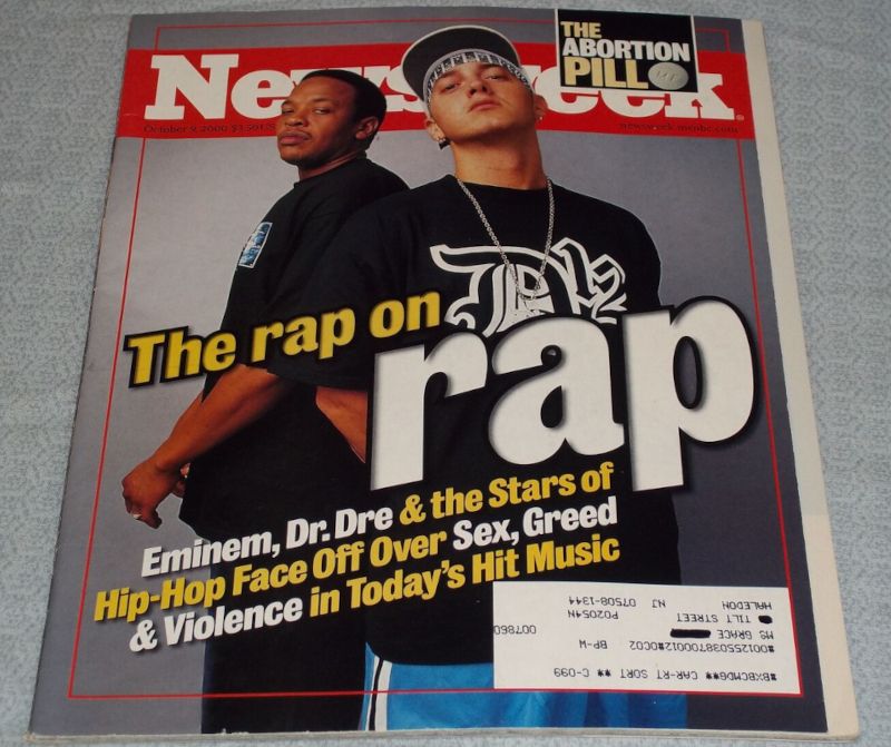 Eminem Newsweek cover 2000