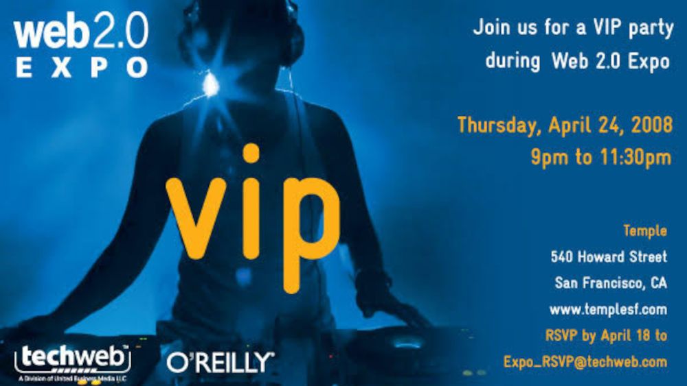 A Deal Is Done and I Attend a Trippy Web 2.0 Party at Temple