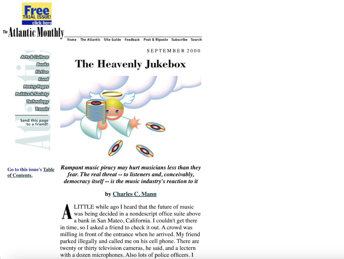 Heavenly Jukebox article