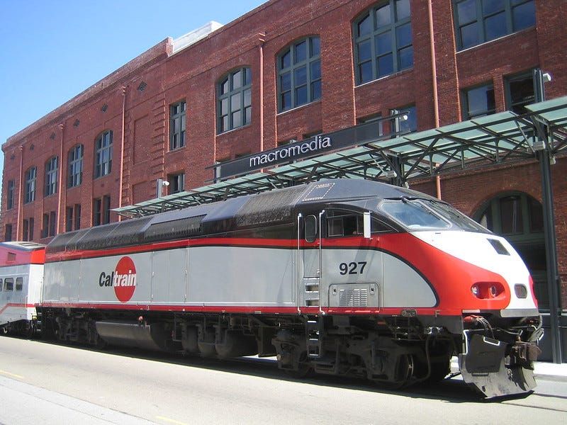 Caltrain, October 2005