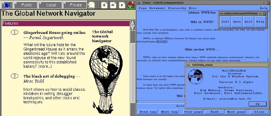 1992 web browsers