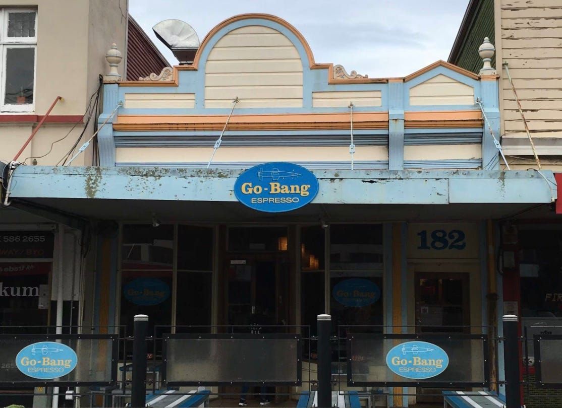 Go-Bang cafe, Petone, NZ