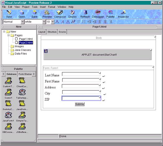 Netscape Visual JavaScript