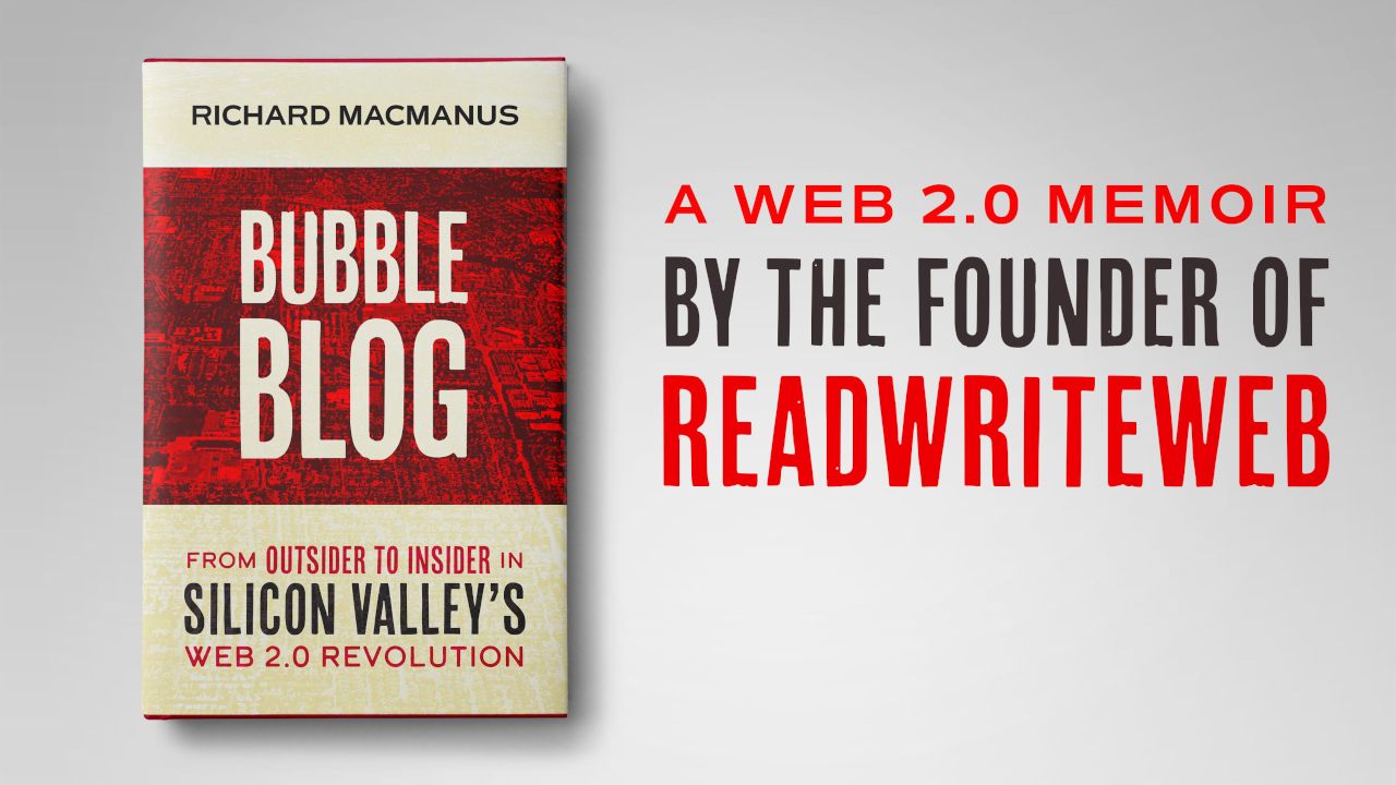 Buy the Book: Bubble Blog Now Available As Paperback, eBook