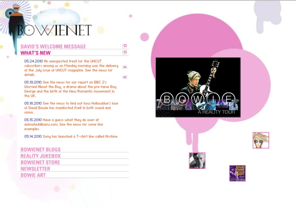 BowieNet, December 2012