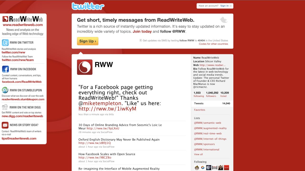 Social Media in 2010 and the Rise of Social Referrers