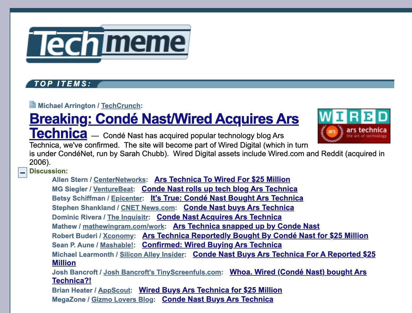 Techmeme, 16 May 2006