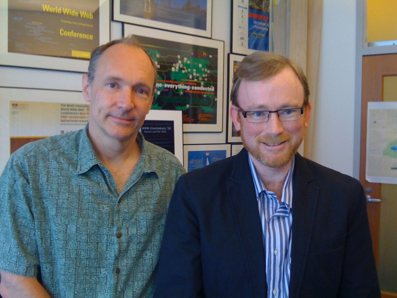 Tim Berners-Lee and Richard MacManus, June 2009