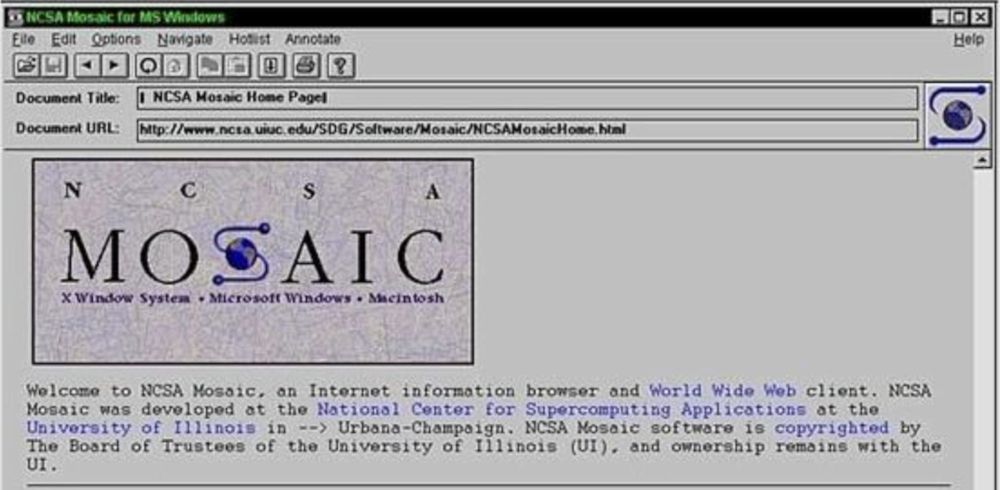 Mosaic browser