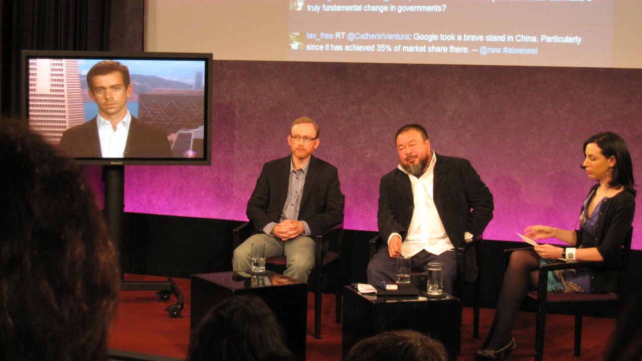 Democracy on the Net: Onstage With Ai Weiwei and @Jack