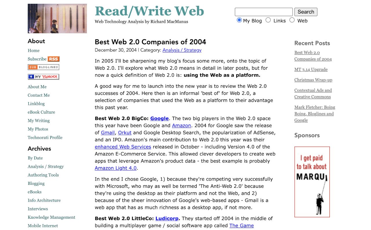 This post as it looked in 2004