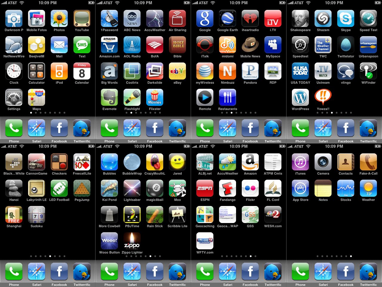 iPhone apps, May 2009