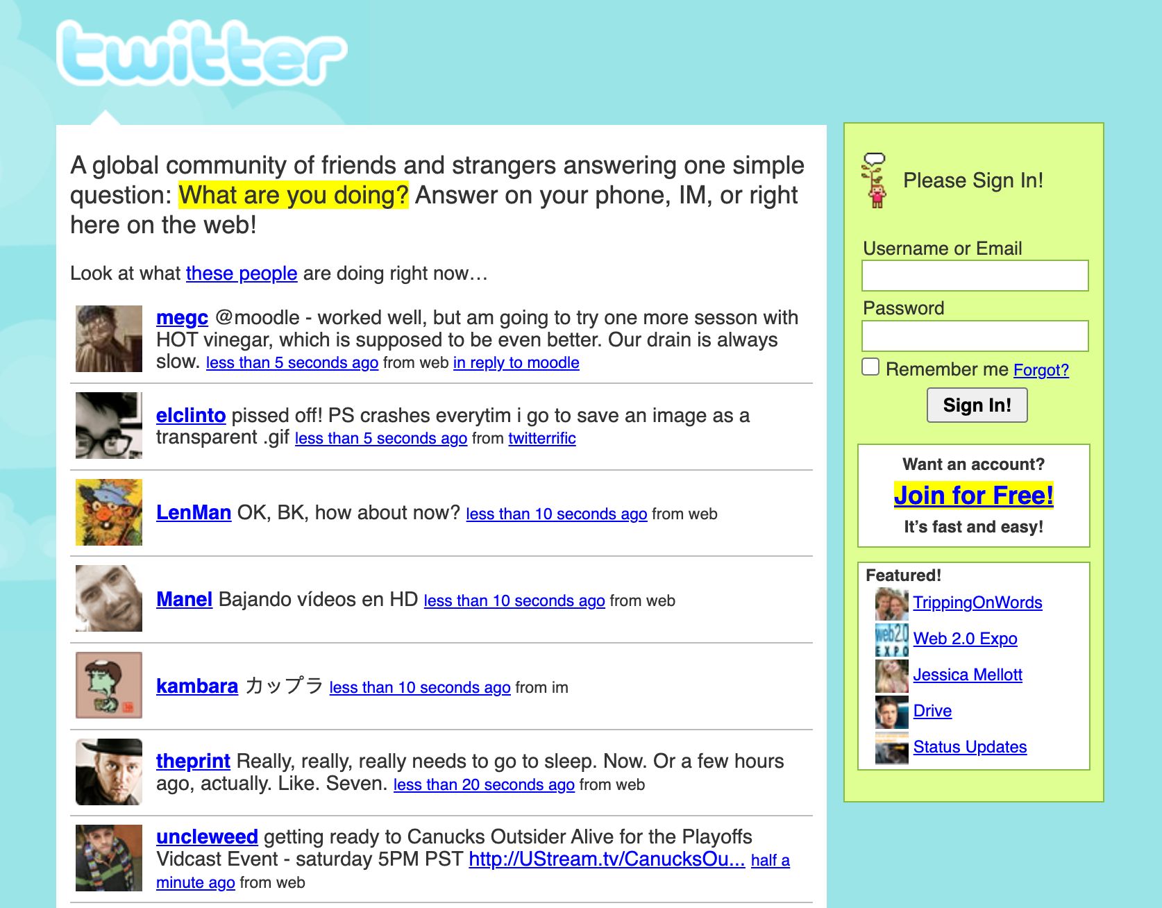 Twitter 2007