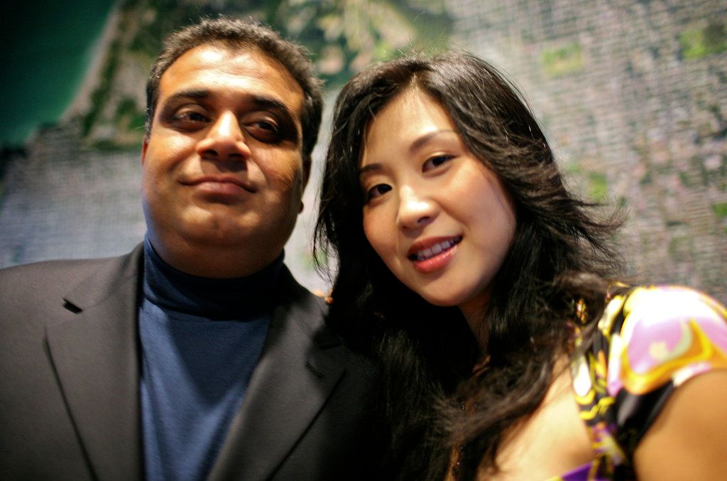 Om Malik and Joyce Kim