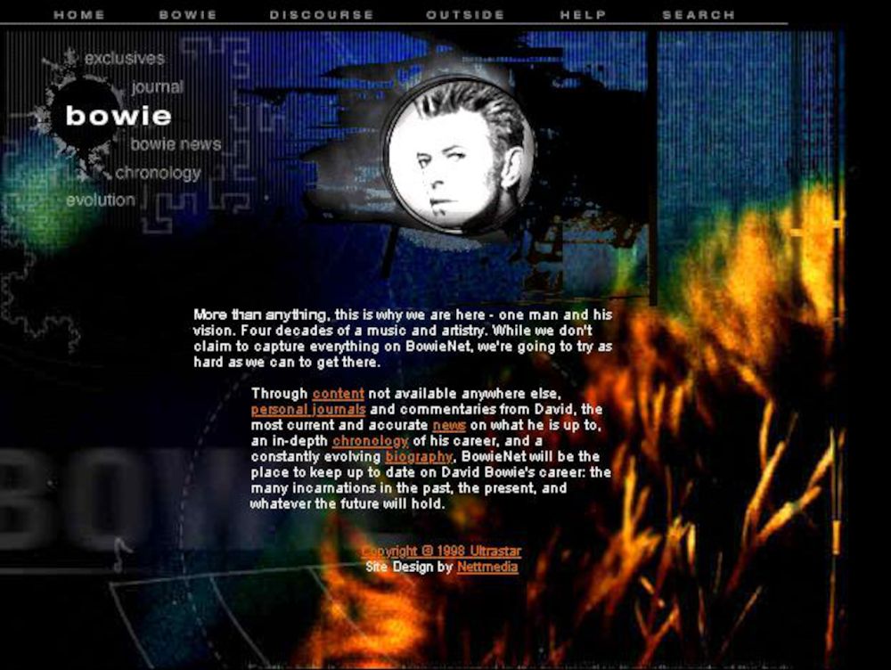 BowieNet info page