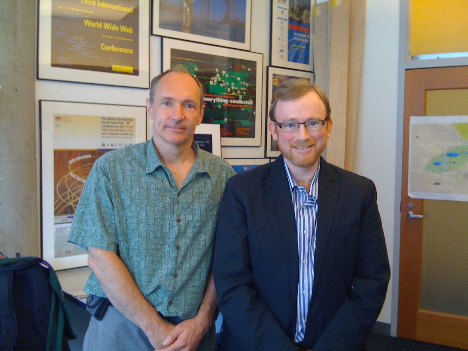 Tim Berners-Lee and Richard MacManus, June 2009