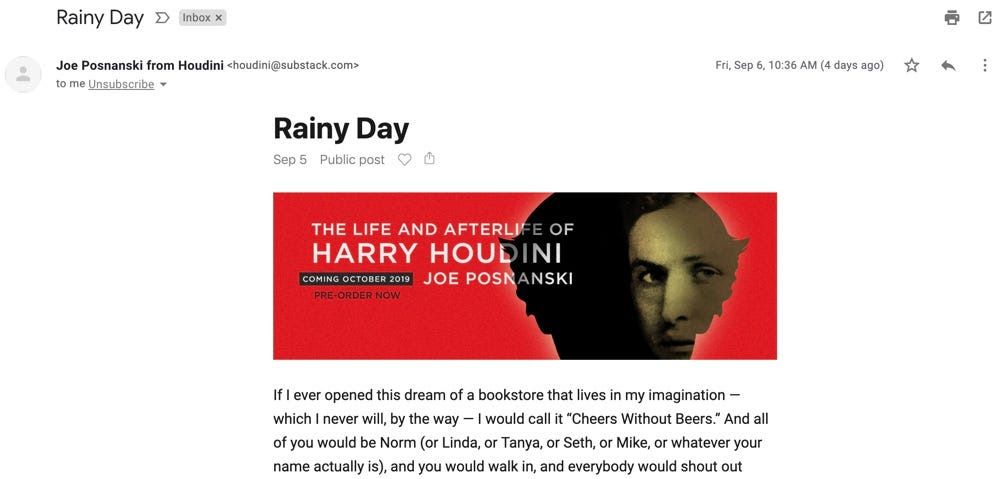 Houdini newsletter