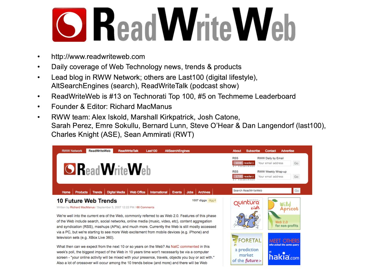 Acquisition Talks: Two Suitors For ReadWriteWeb