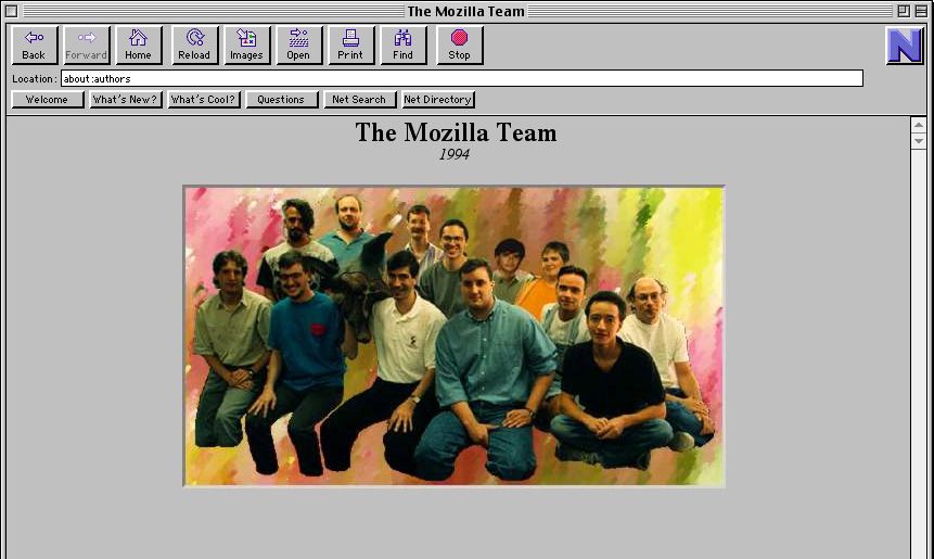 Mozilla team, 1994