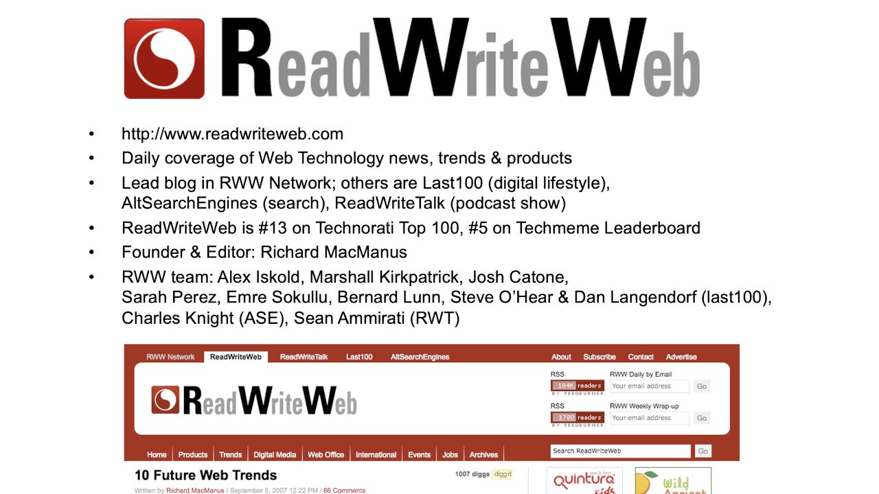 Acquisition Talks: Two Suitors Emerge for ReadWriteWeb