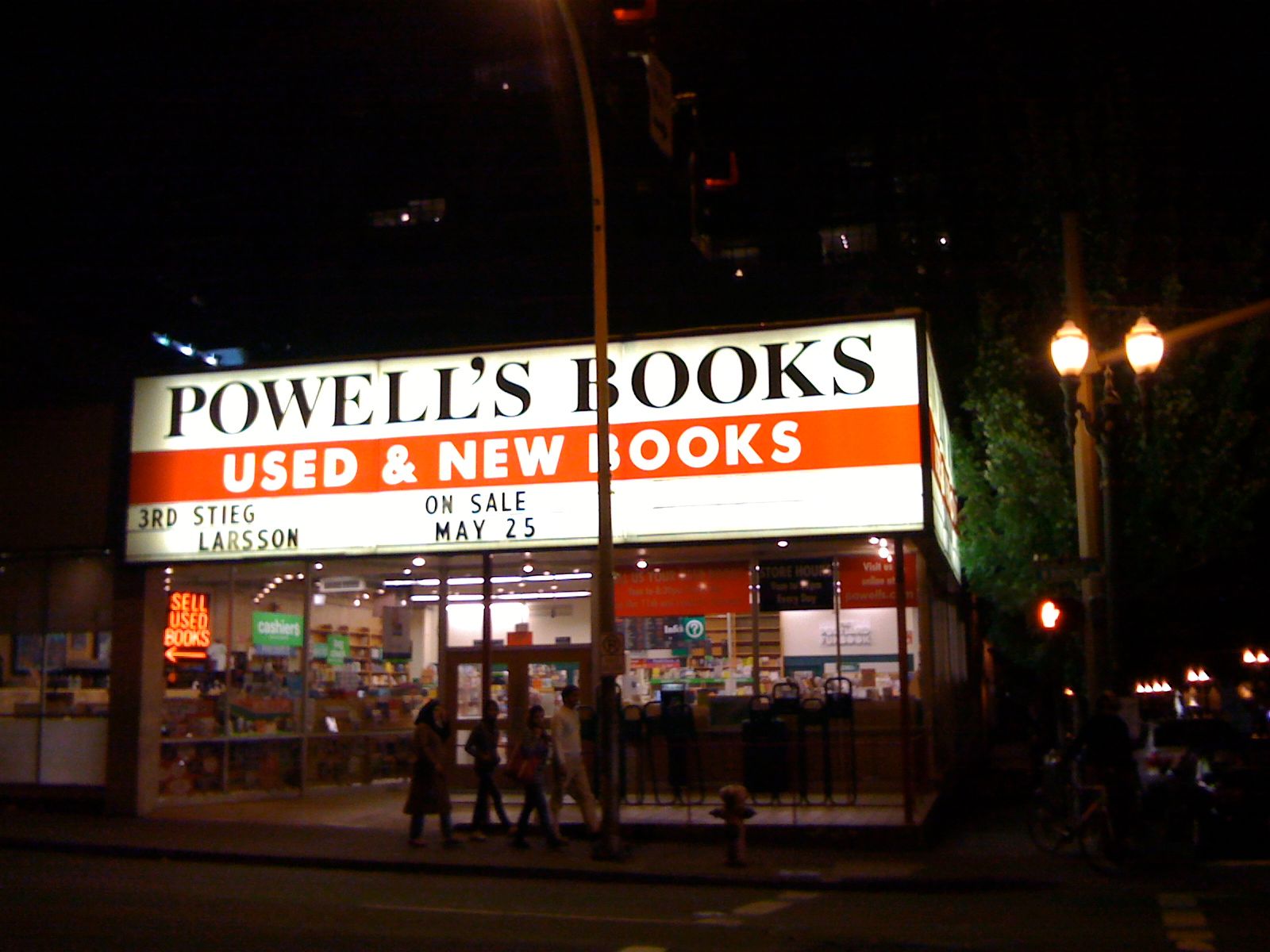 Powell's, Portland, June 2010