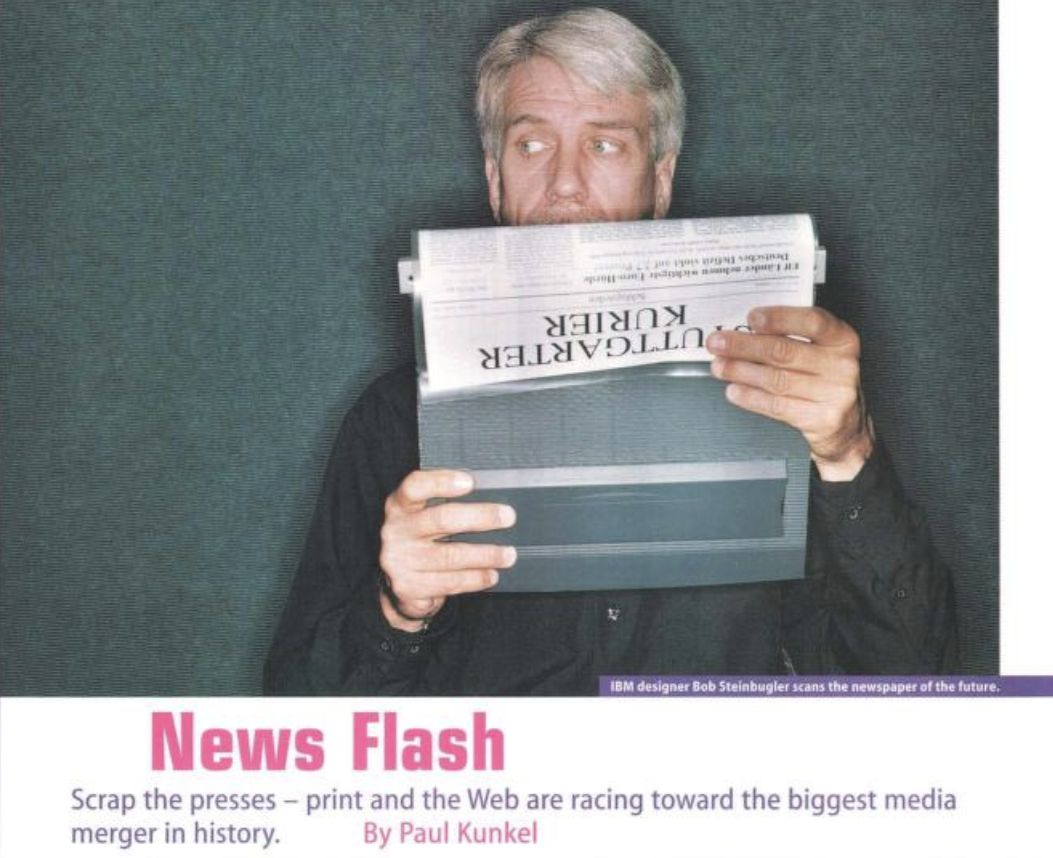 IBM eNewspaper, August 2000