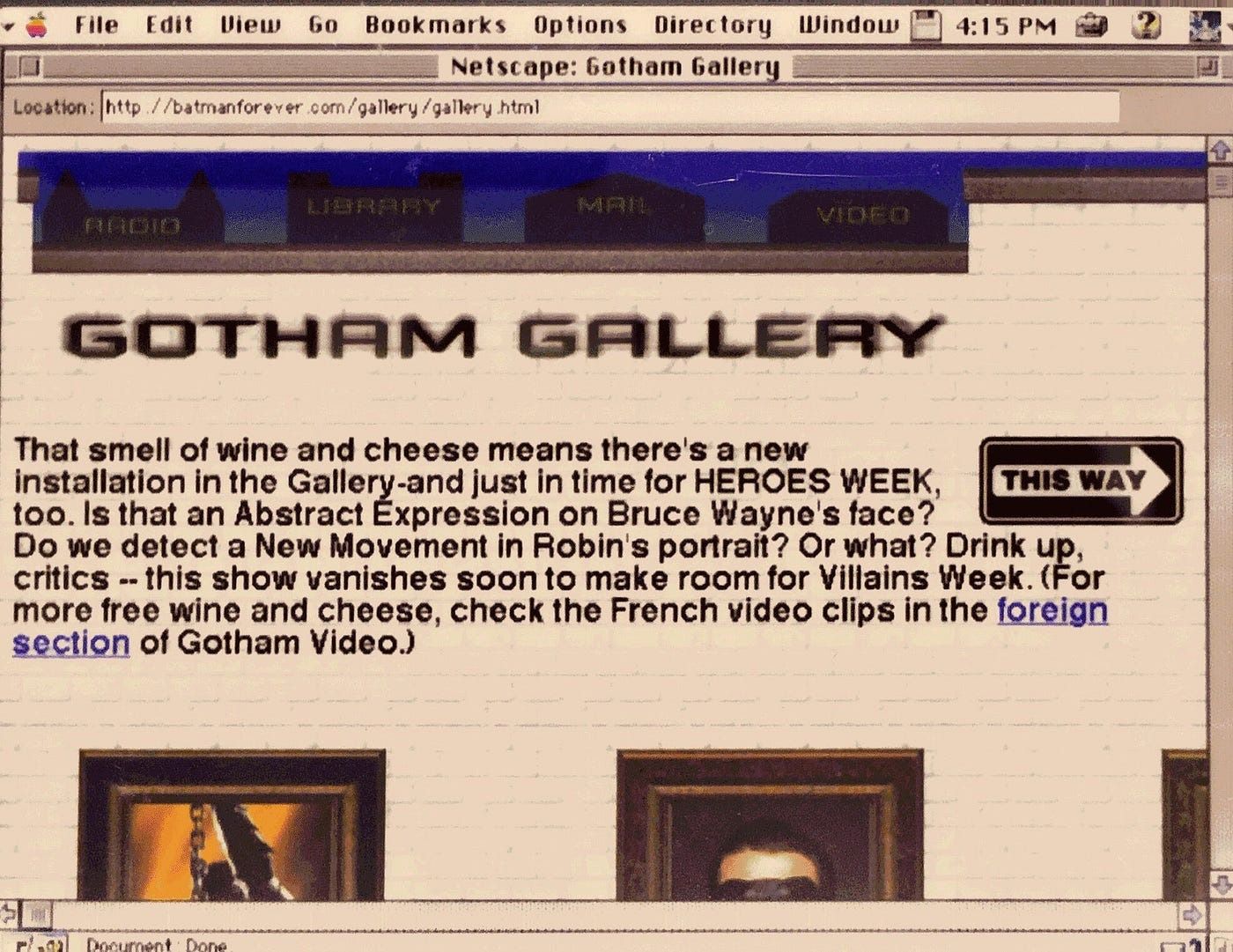 Gotham Gallery, 1995
