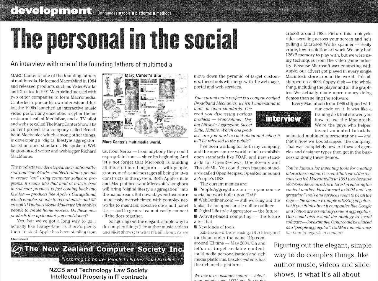 Computerworld, April 2004