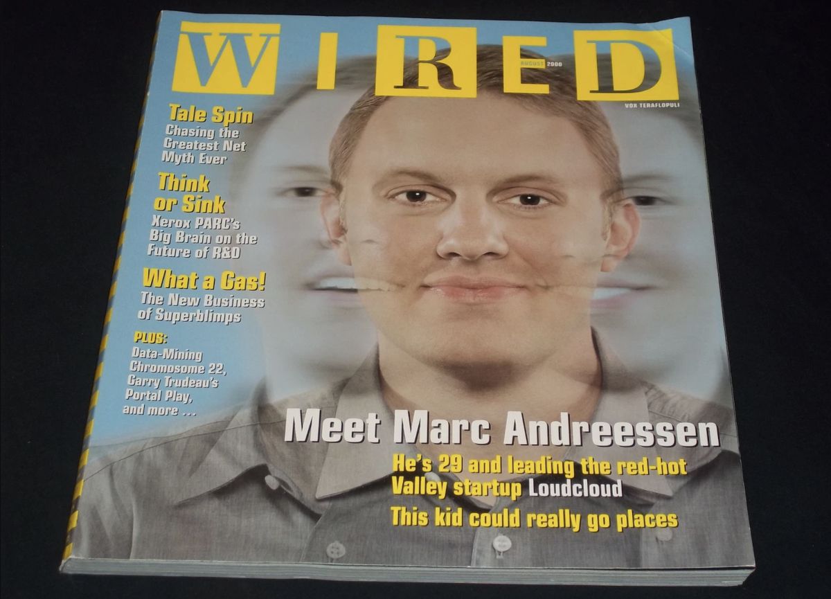 Wired magazine cover, August 2000