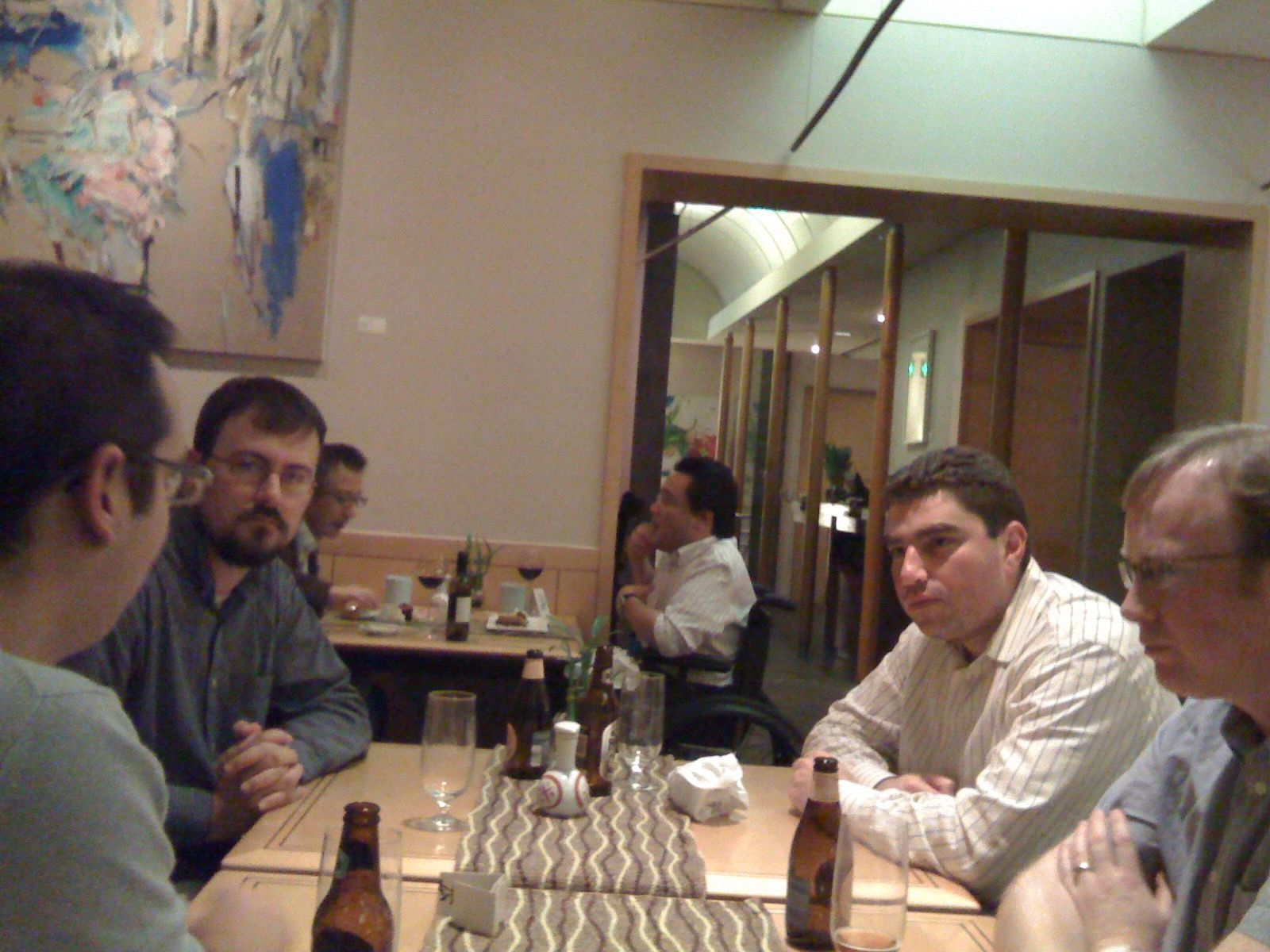 Team RWW chats over dinner, Nov 08