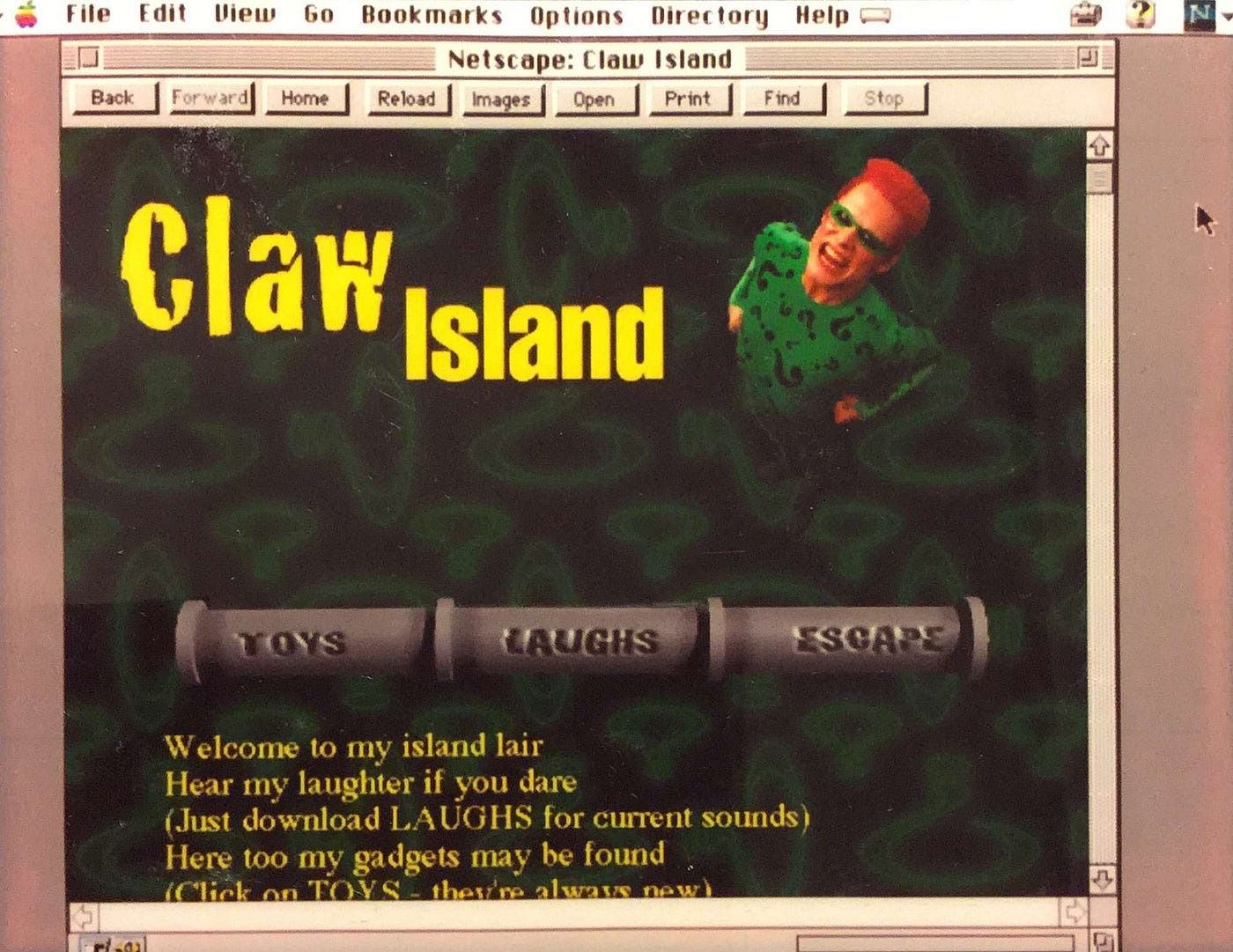 The Riddler's Claw Island, 1995