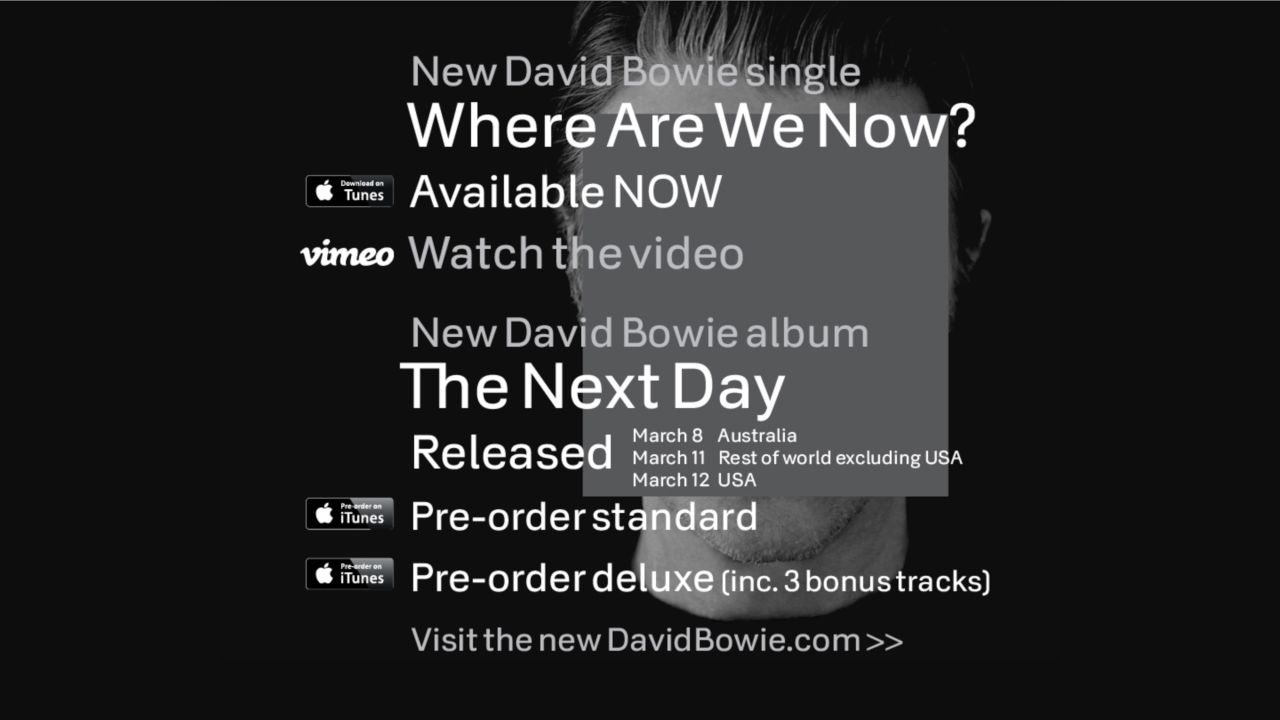 After BowieNet, David Bowie Goes Dark and Shuns Social Media