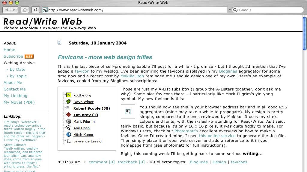 Read/Write Web 2003