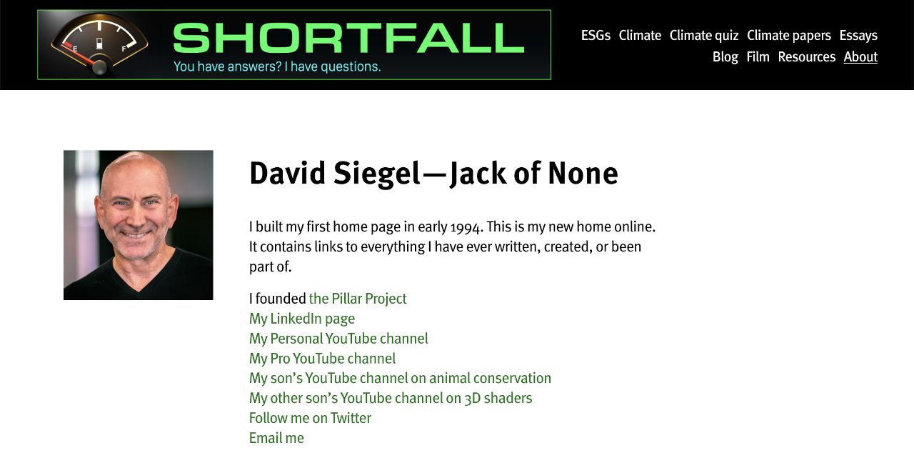 David Siegel 2025