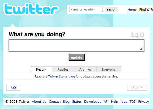 Twitter 2008