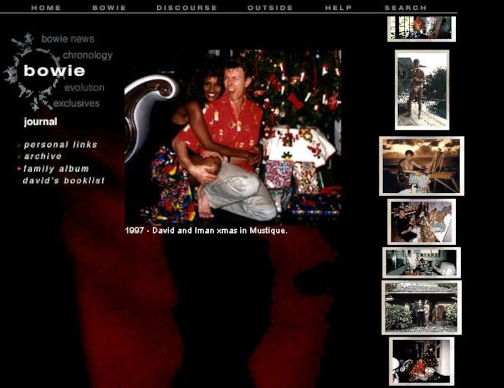 BowieNet family album screenshot