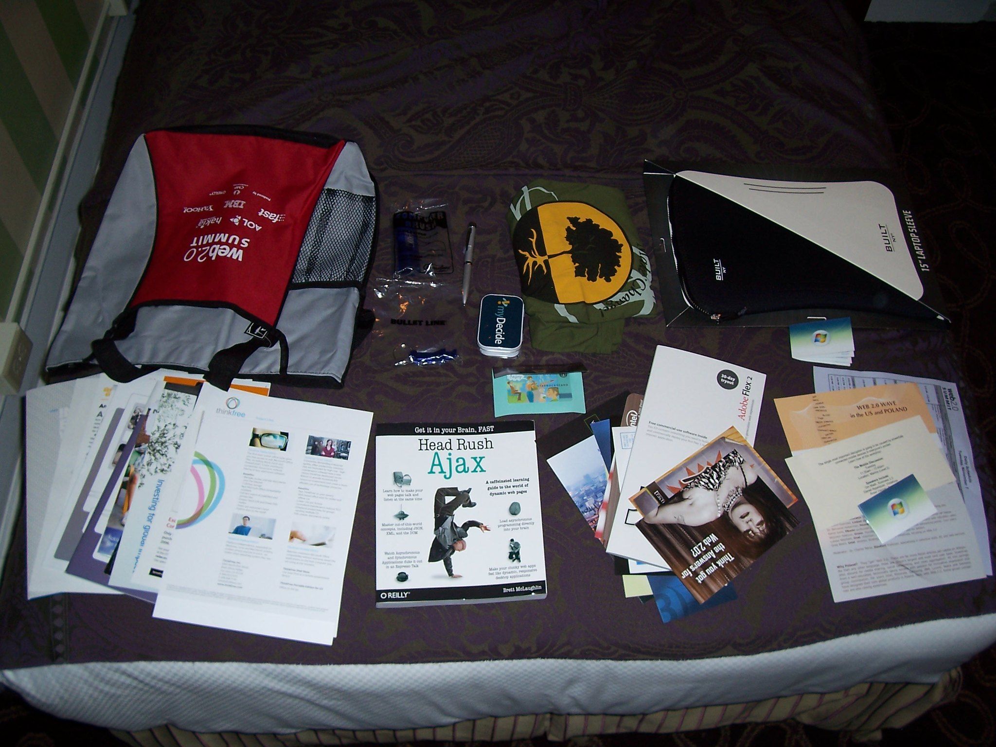 Web 2.0 Summit schwag