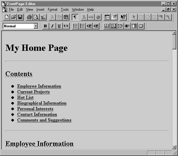 FrontPage, 1995