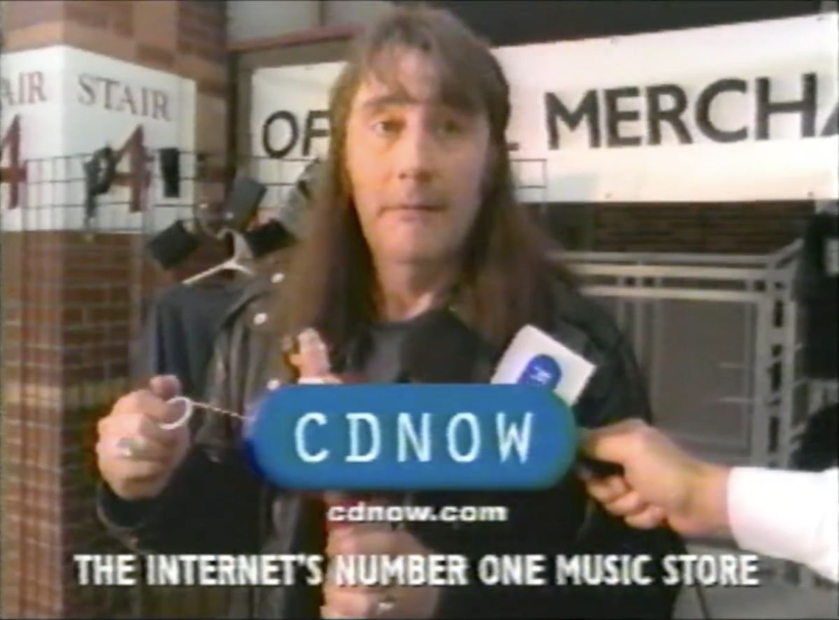 CDnow advert, 1998