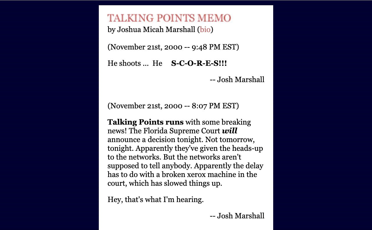 Talking Points Memo
