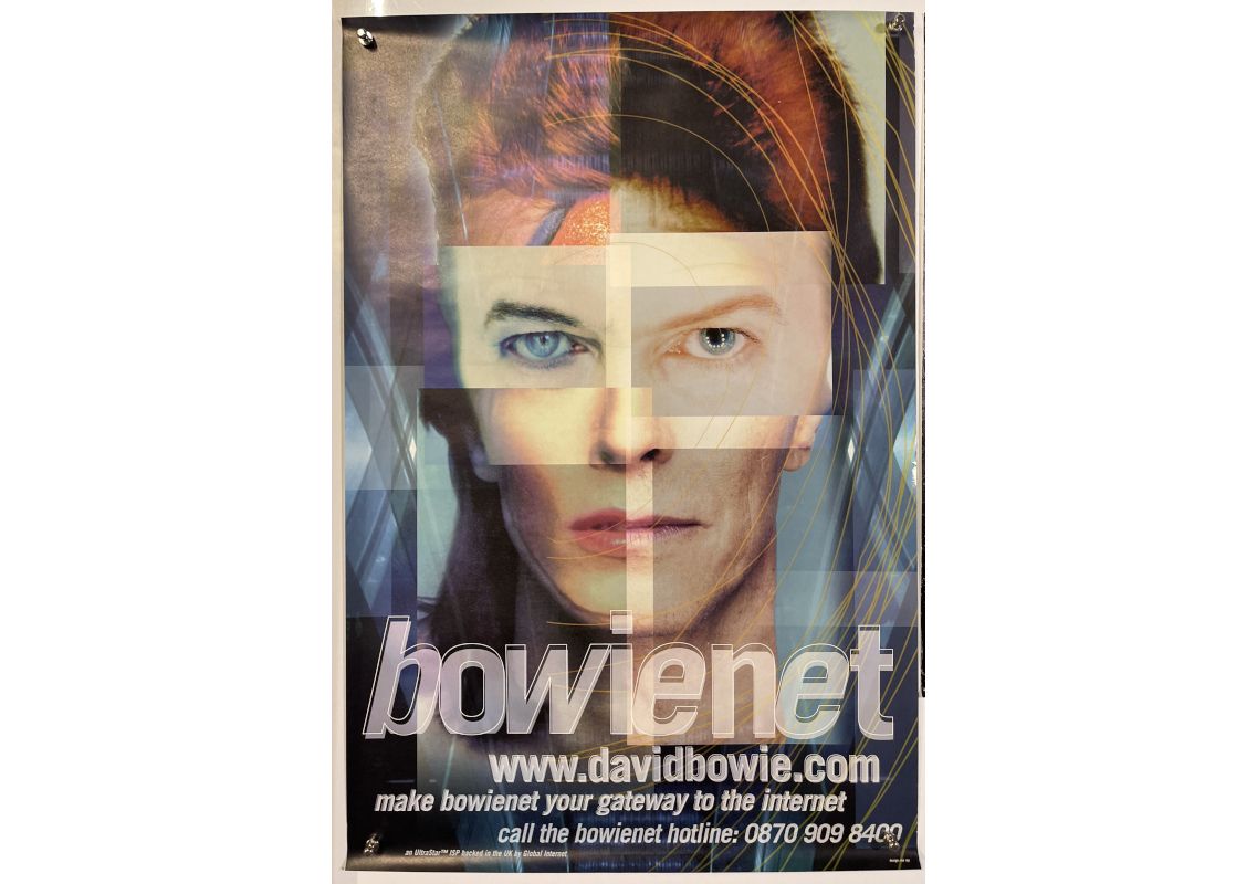 BowieNet poster from 1998