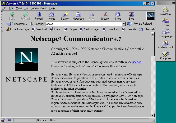 Netscape Communicator 4.7